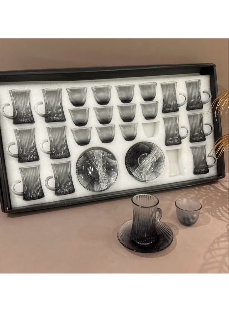 Smart Kitchen 36 Pieces Of Tea Cups And Coffee Mugs Set With Saucers - Image 1